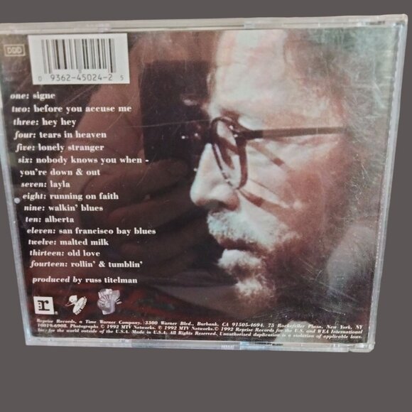 Eric Clapton Unplugged CD - Picture 3 of 3